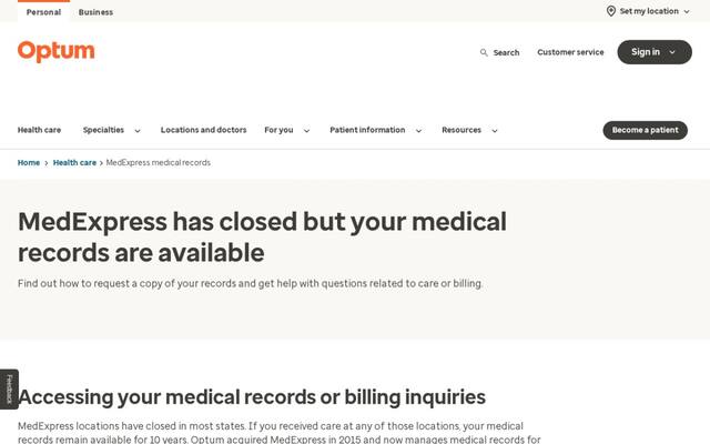 MedExpress Urgent Care