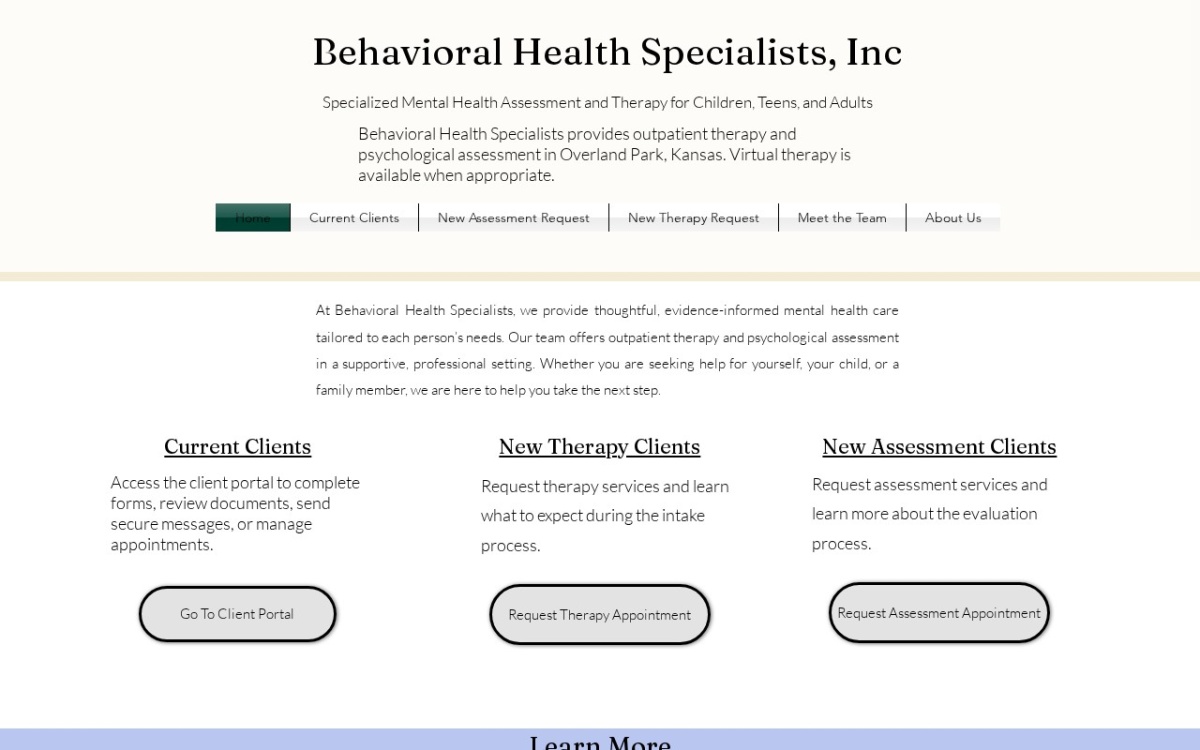 Behavioral Health Specialists