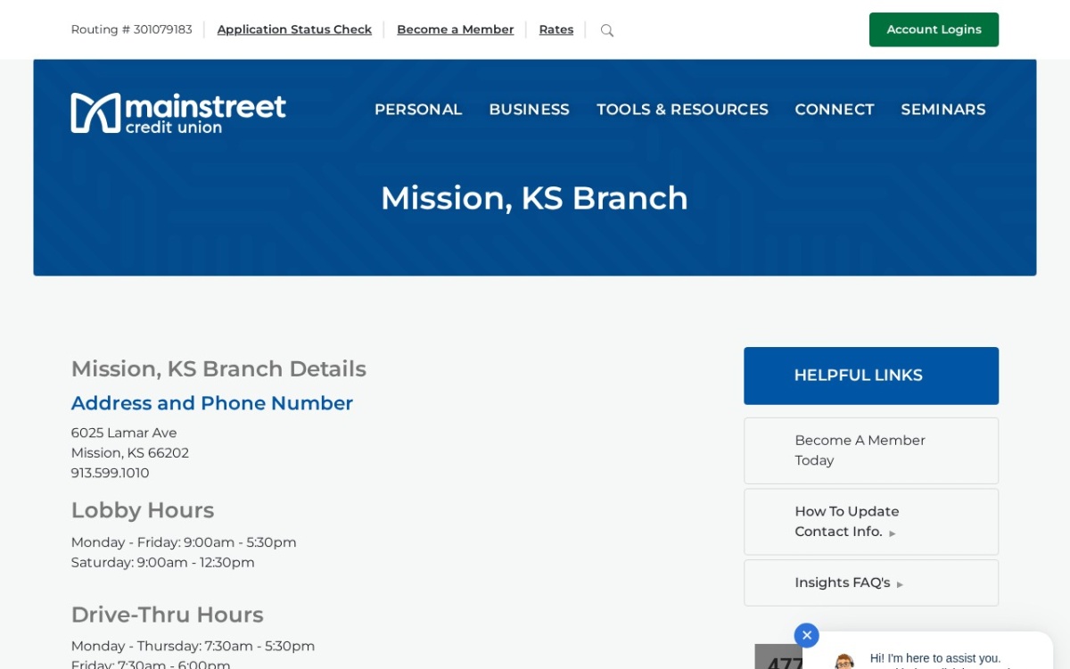 Mainstreet Credit Union