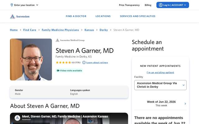 Steven A. Garner, MD