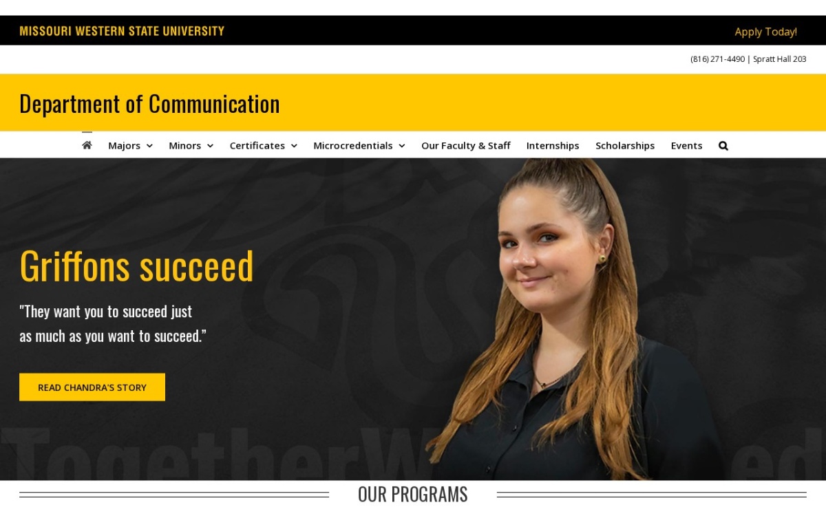 MWSU Department of Communication