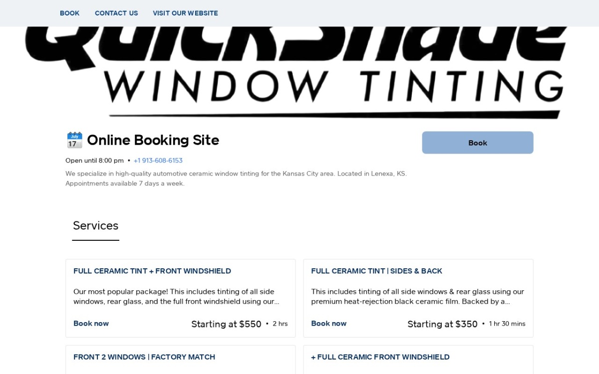 QuickShade Window Tinting