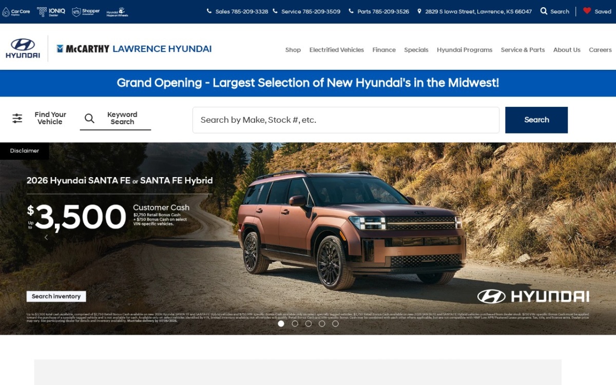 McCarthy Hyundai of Lawrence