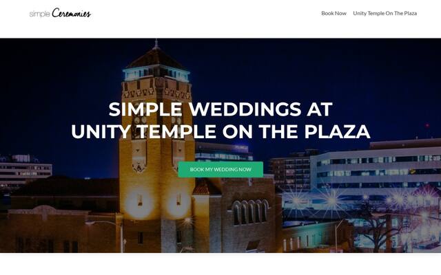 Simple Ceremonies at Unity Temple