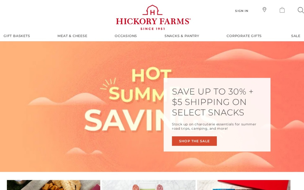 Hickory Farms Holiday Market