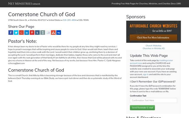 Cornerstone Church of God