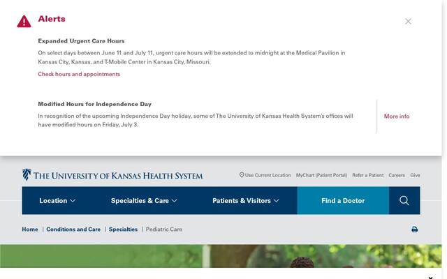 The University of Kansas Pediatrics - Prairie Village