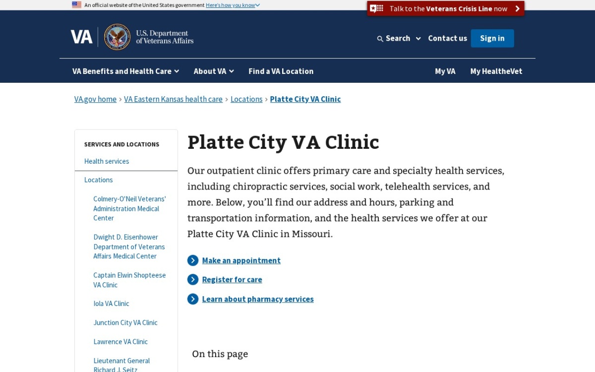Platte City VA Clinic