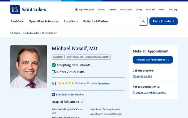 Michael E Nassif, MD