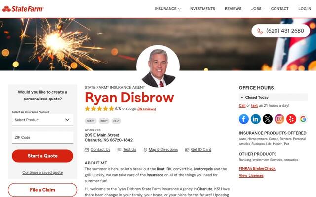 Ryan Disbrow - State Farm Insurance Agent