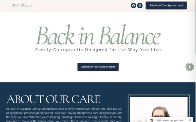 Back in Balance Family Chiropractic