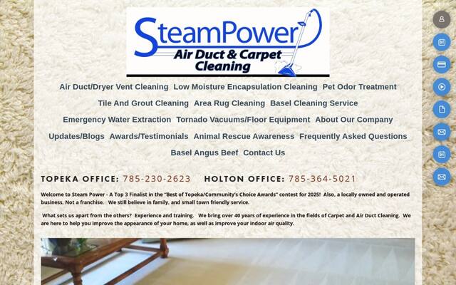 Steam Power Carpet and Air Duct Cleaning