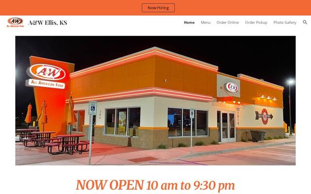 A&W of Ellis Now OPEN
