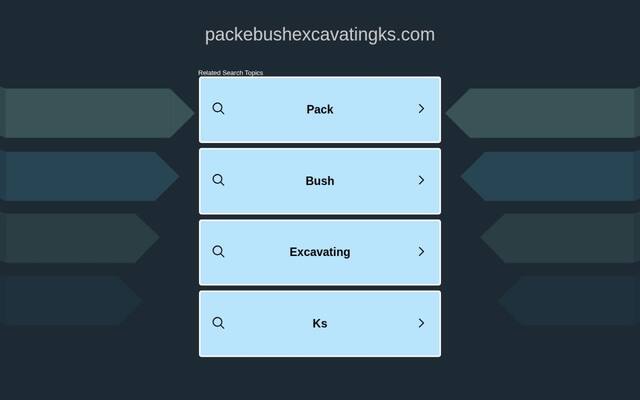 Packebush Excavating