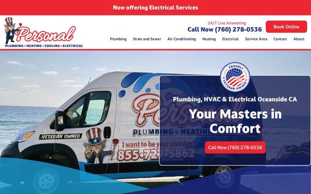 Personal Plumbing, Heating & Cooling