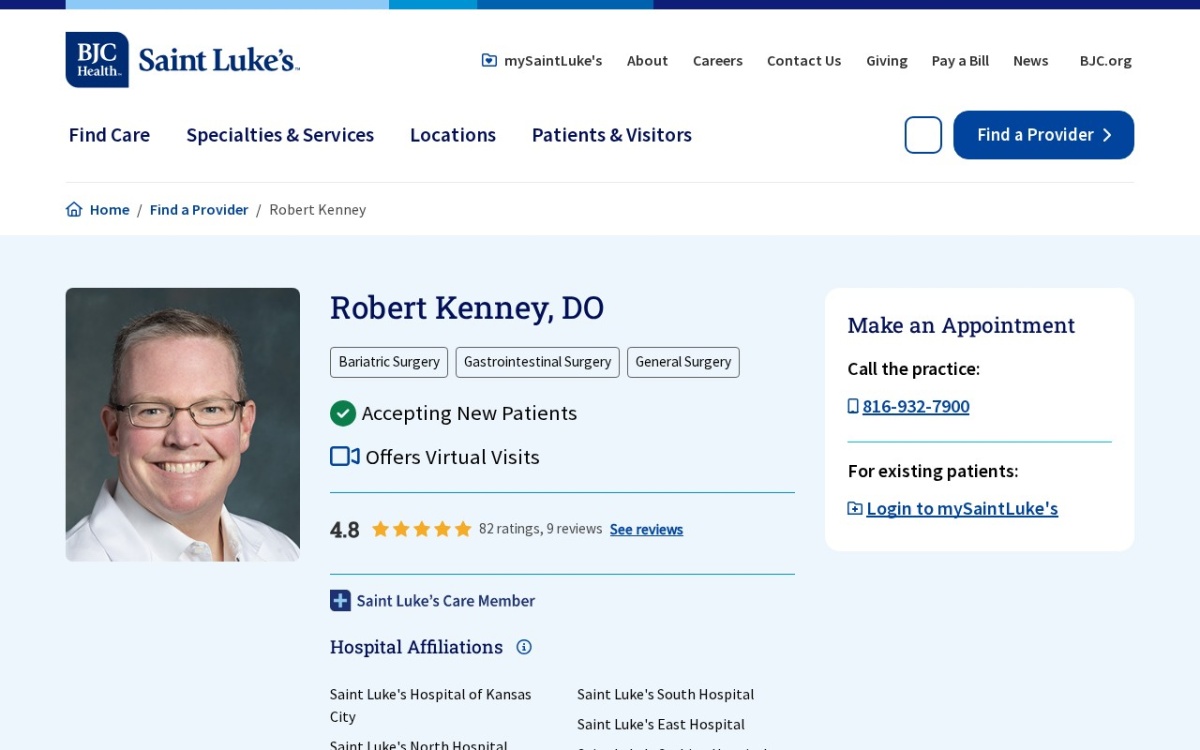 Robert J Kenney, Jr Jr, DO