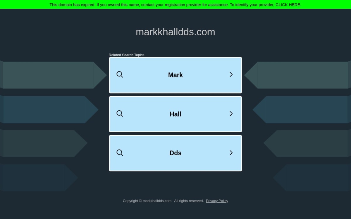 Mark Hall General Dentistry