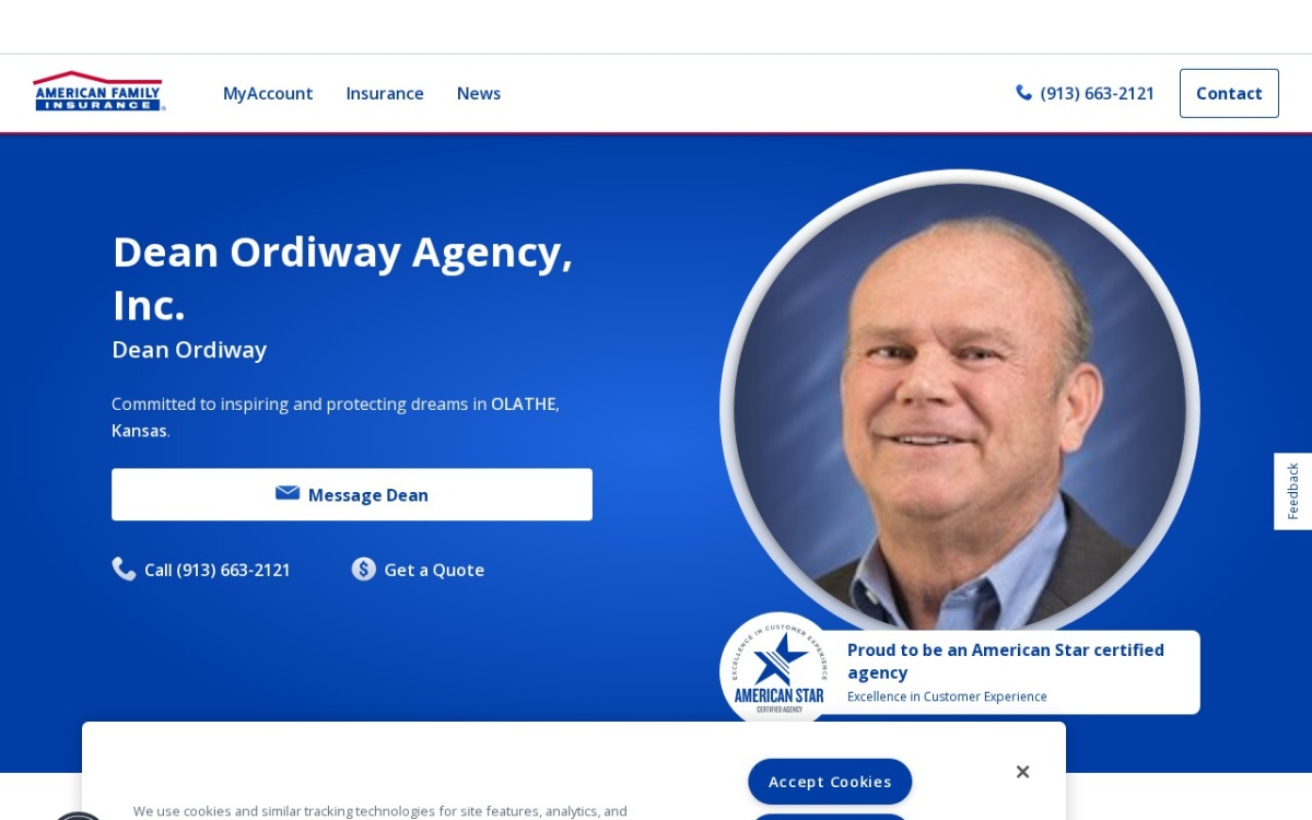 Dean Ordiway - American Family Insurance Agent