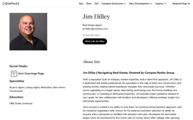 Jim Dilley, Compass Realty Group