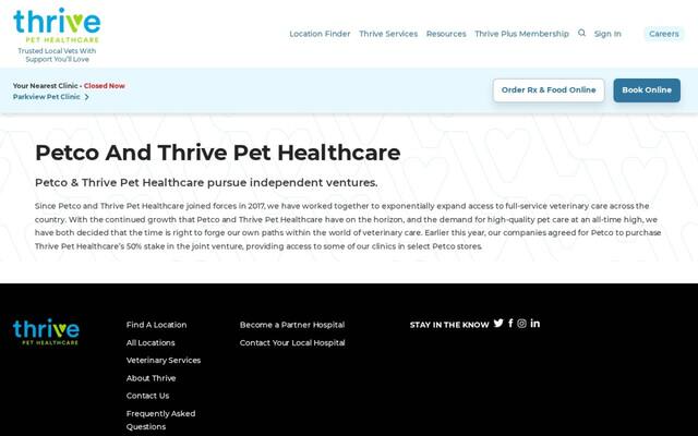 THRIVE Affordable Vet Care