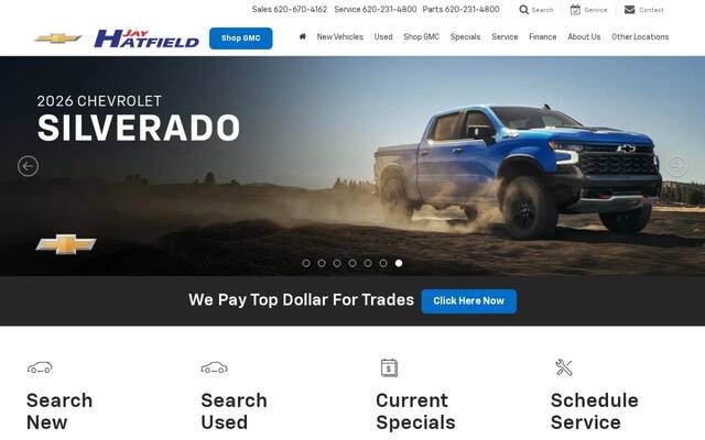 Jay Hatfield Chevrolet Gmc Of Pittsburg