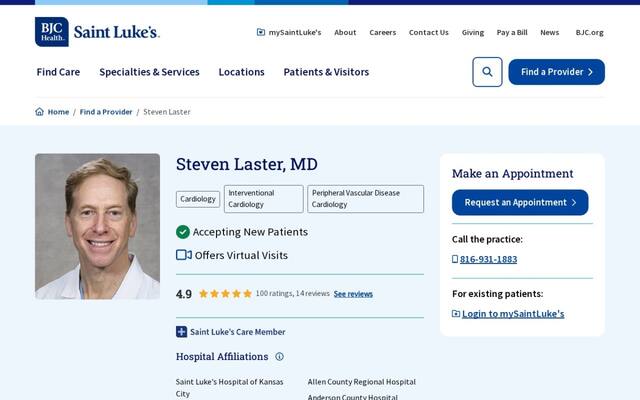 Steven B Laster, MD