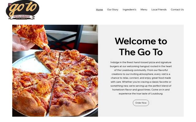 The Go To Pizza and Burgers