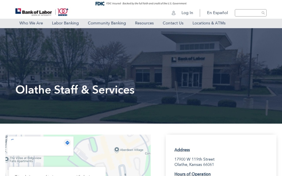 Bank of Labor - Olathe