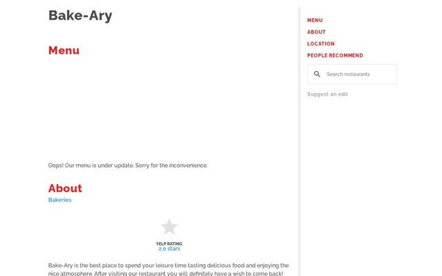 Bake-Ary