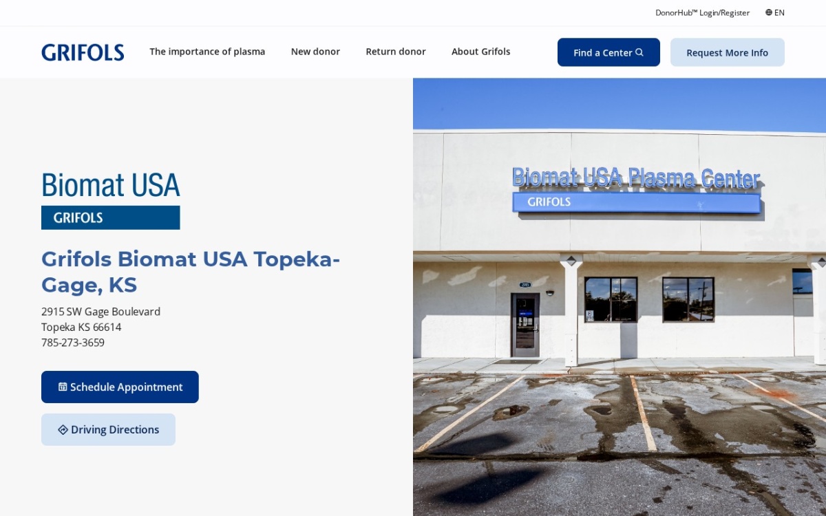 Biomat USA Plasma Center
