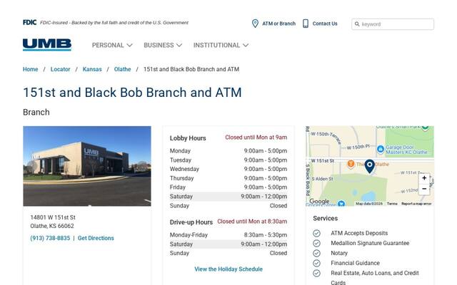 UMB Bank (with drive-thru services)