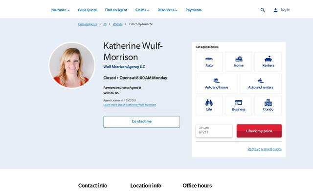 Farmers Insurance - Katherine Wulf-Morrison