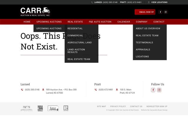Carr Auction and Real Estate - Pratt