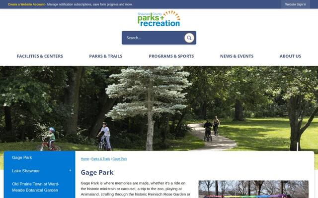 Gage Park Playground Trail