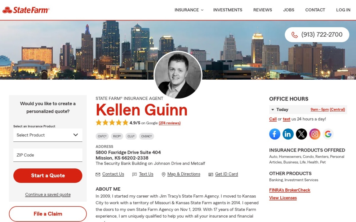 Kellen Guinn State Farm Insurance Agent