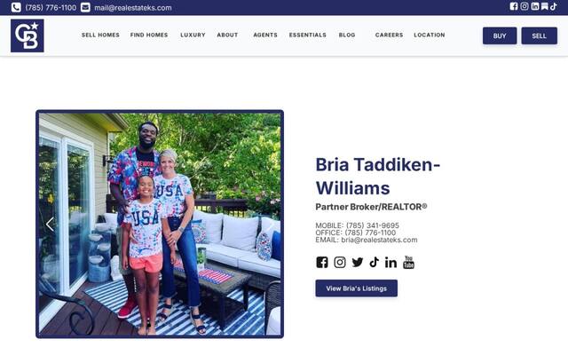 Bria Taddiken-Williams, Realtor, Coldwell Banker Real Estate Advisors