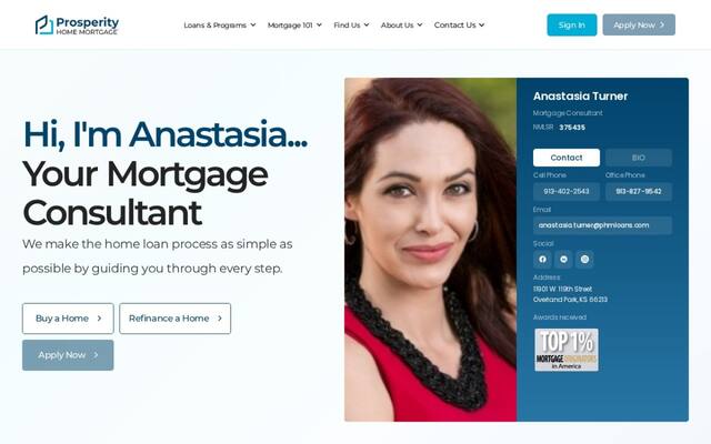 Prosperity Home Mortgage - Anastasia Turner