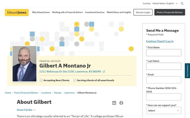 Gilbert A Montano Jr