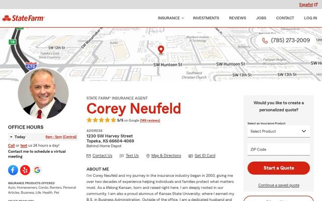 Corey Neufeld - State Farm Insurance Agent