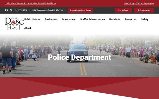 Rose Hill Police Department