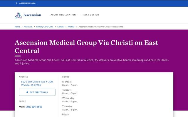Ascension Medical Group Via Christi on East Central