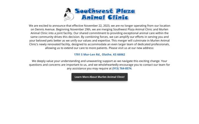 Southwest Plaza Animal Clinic
