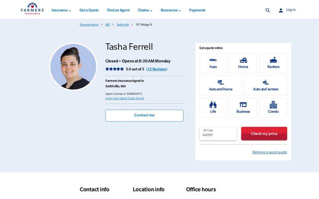 Farmers Insurance - Tasha Ferrell