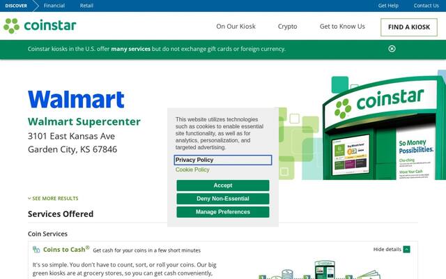 Coinstar Kiosk