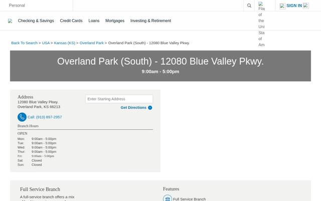 Overland Park (South) - 12080 Blue Valley Pkwy.