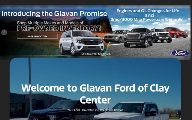 Gary McClain of Glavan Ford of Clay Center