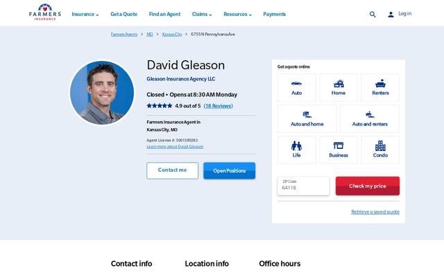 Farmers Insurance - David Gleason
