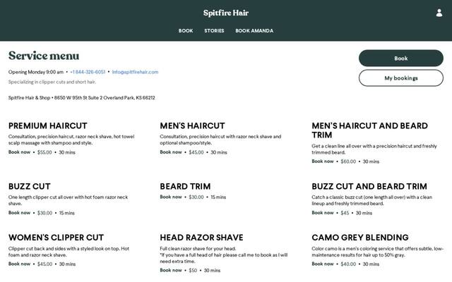 Spitfire Hair & Shop