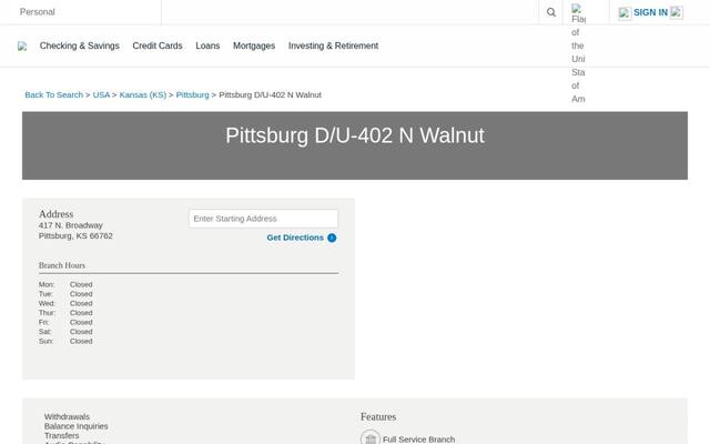 Pittsburg D/U-402 N Walnut