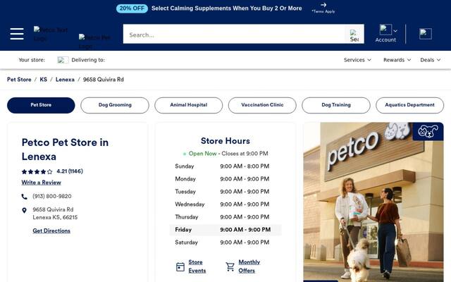 Petco Pet Store in Lenexa
